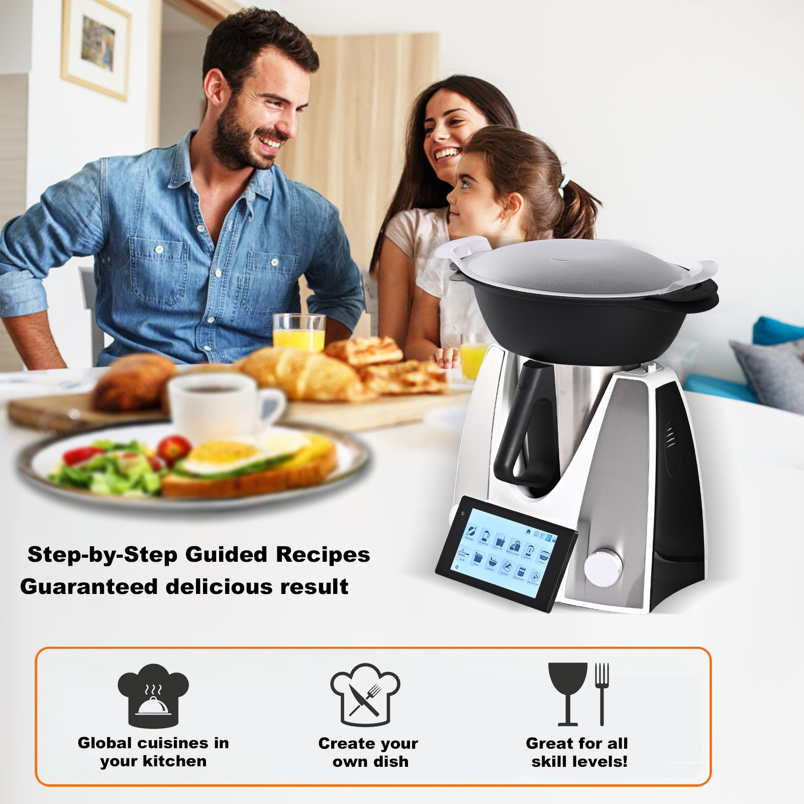 7'' Screen Smart Cooking Machine-110V (KE-7001) – NewKern